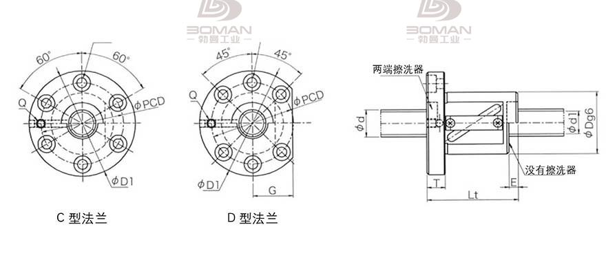 KURODA GR4520GS-DAPR 日本黑田精工丝杠钢珠安装方法