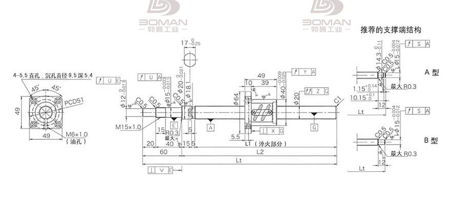 KURODA GP2004ES-AALR-1005B-C3S 黑田丝杆3d软件
