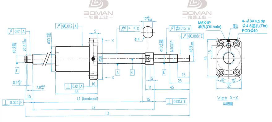 TBI XSVR01210B1DGC5-380-P1 tbi丝杆各型号区别